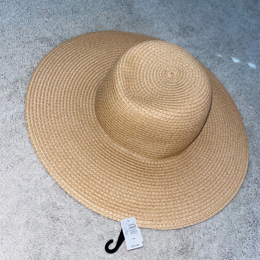 Old Navy Tan Straw Sun Hat Classic Accessory
